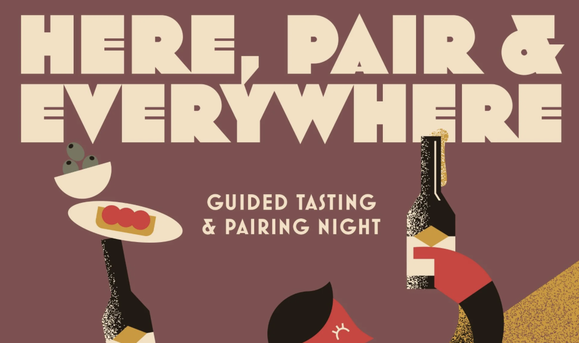 Here, Pair, & Everywhere  Guided Tasting with Blind Enthusiasm 