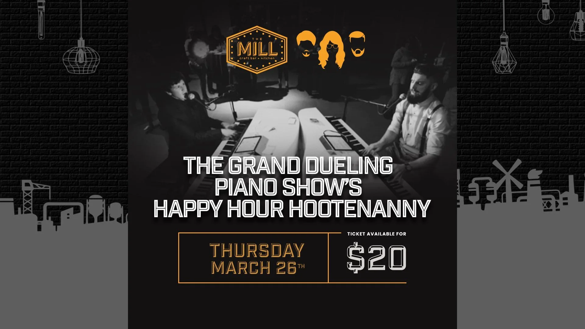 Grand Dueling Piano Show: Happy Hour Hootenanny 
