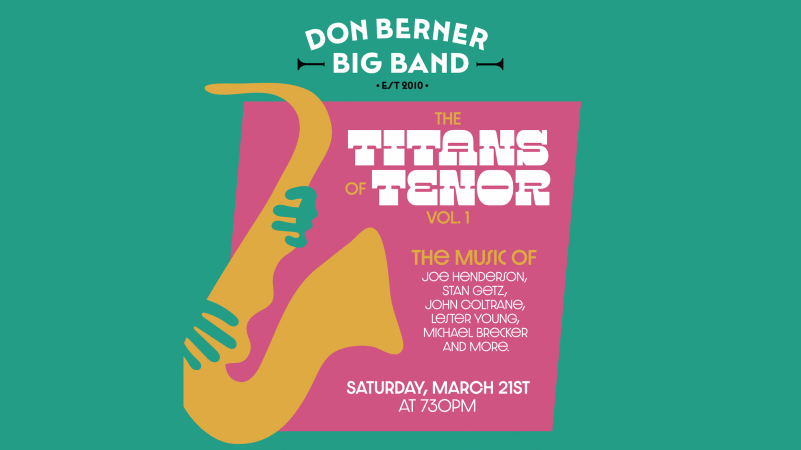 Don Berner Big Band: The Titans of Tenor 