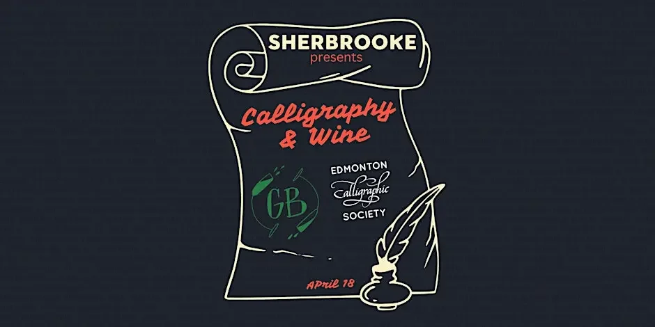 POP UP: Calligraphy and Wine at Sherbrooke