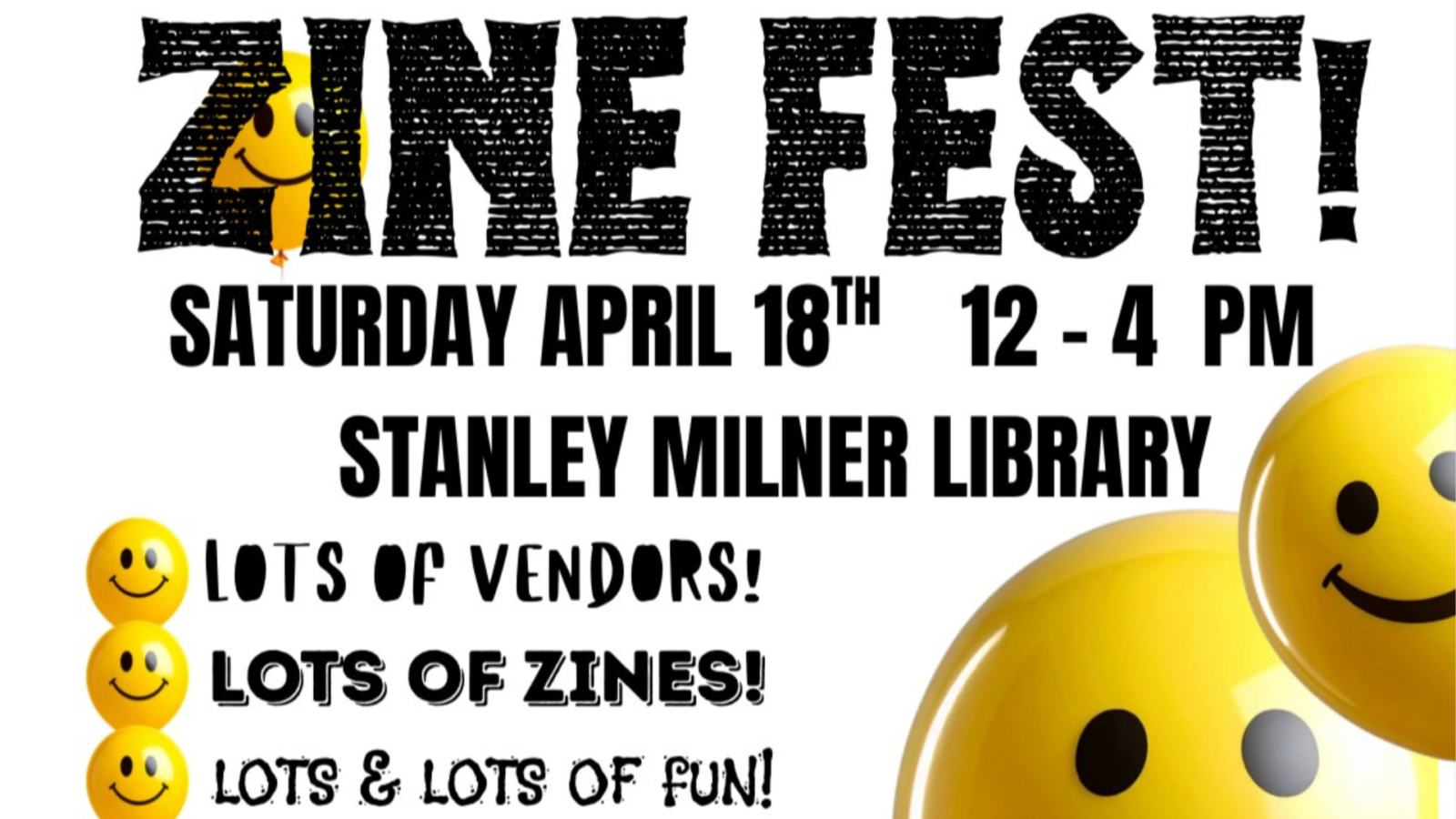 Zinefest at Edmonton Public Library 