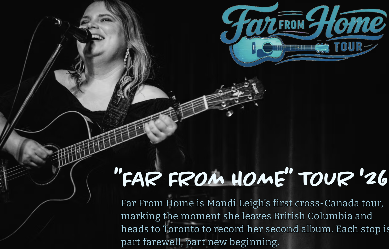 On Stage: Far from Home Tour - Mandi Leigh 