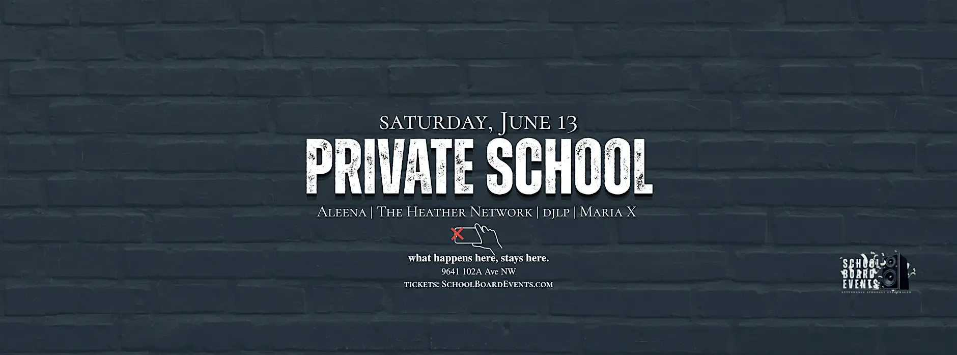 PRIVATE SCHOOL: Deep Tech/House, Minimal Techno, Techno - No Phones Party