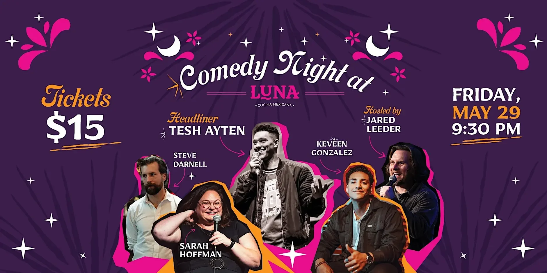 Comedy Night at Luna Cocina Mexicana