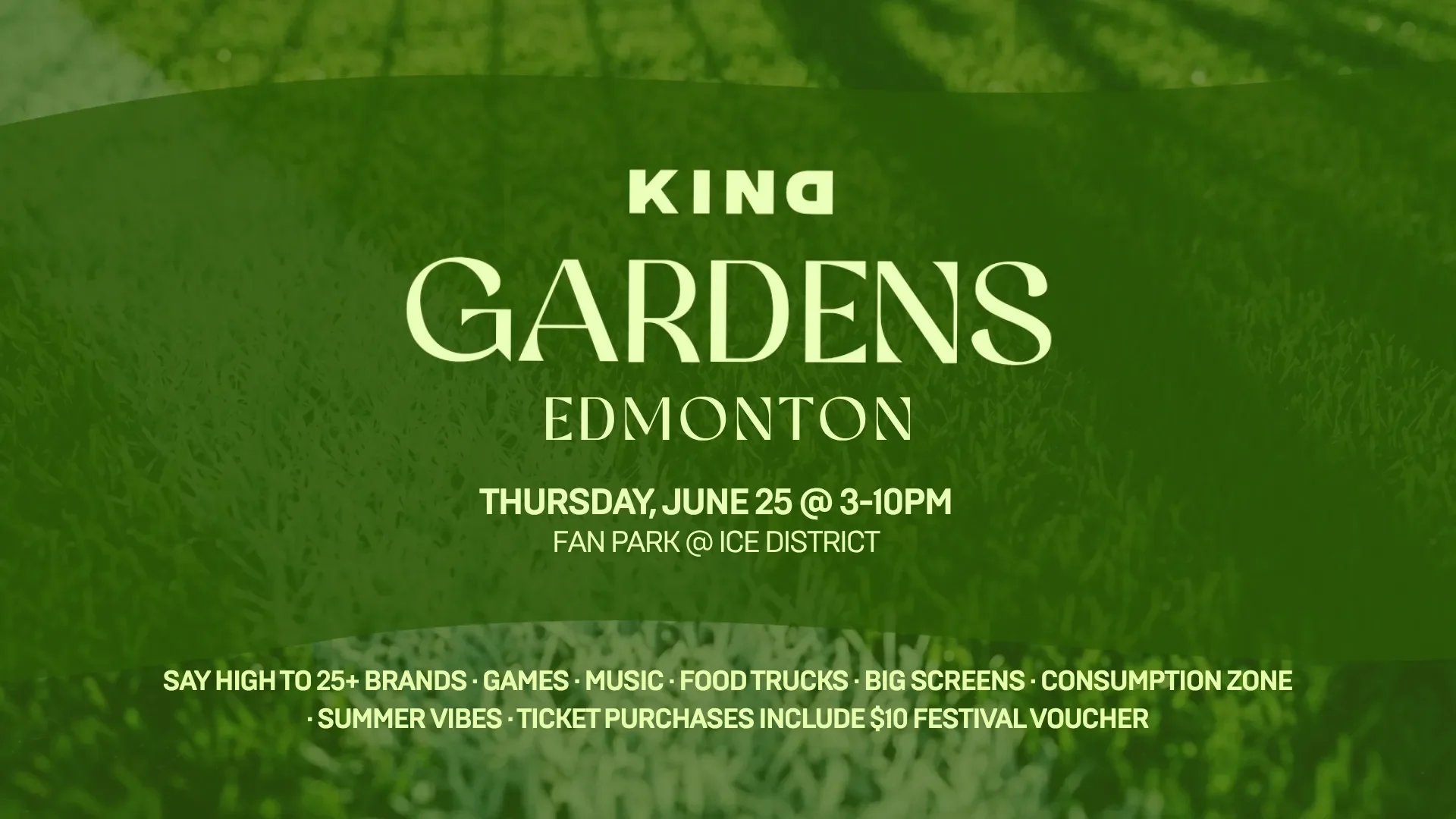 KIND Gardens Pop up at ICE District 
