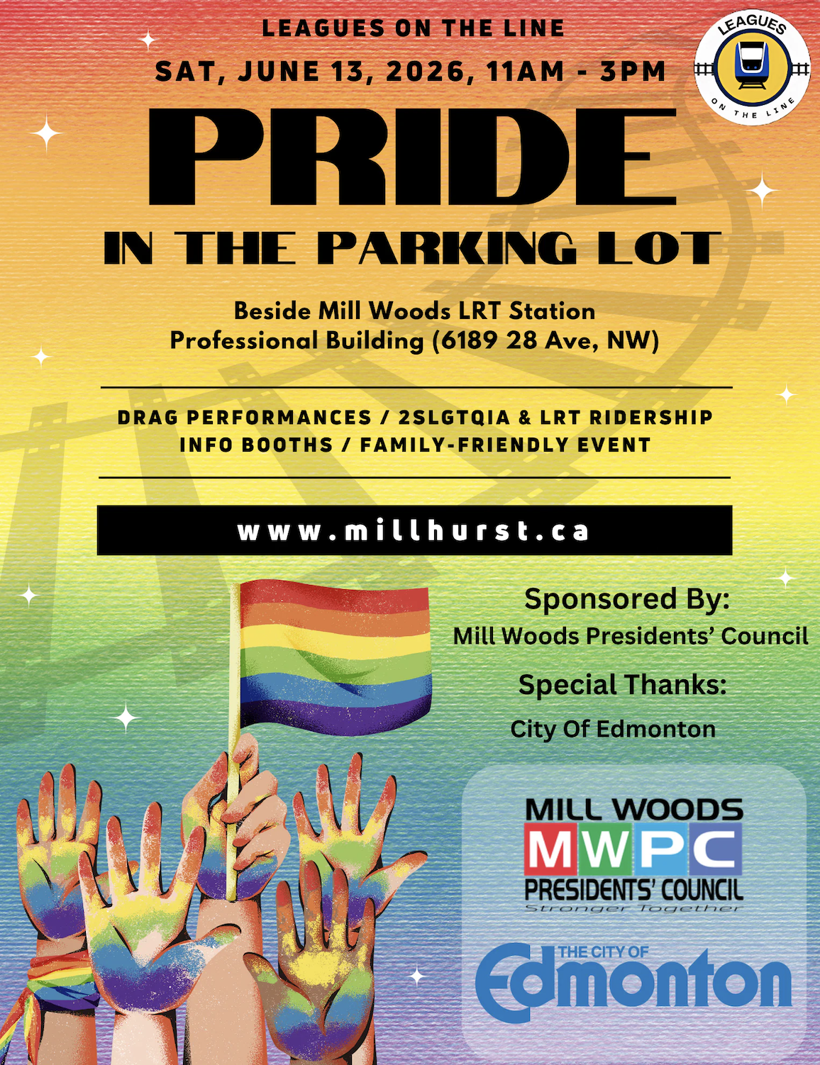 Mill Woods Pride in the Parking Lot