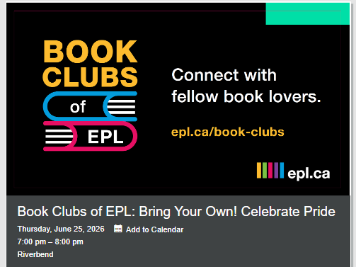 Book Clubs of EPL: Bring Your Own! Celebrate Pride