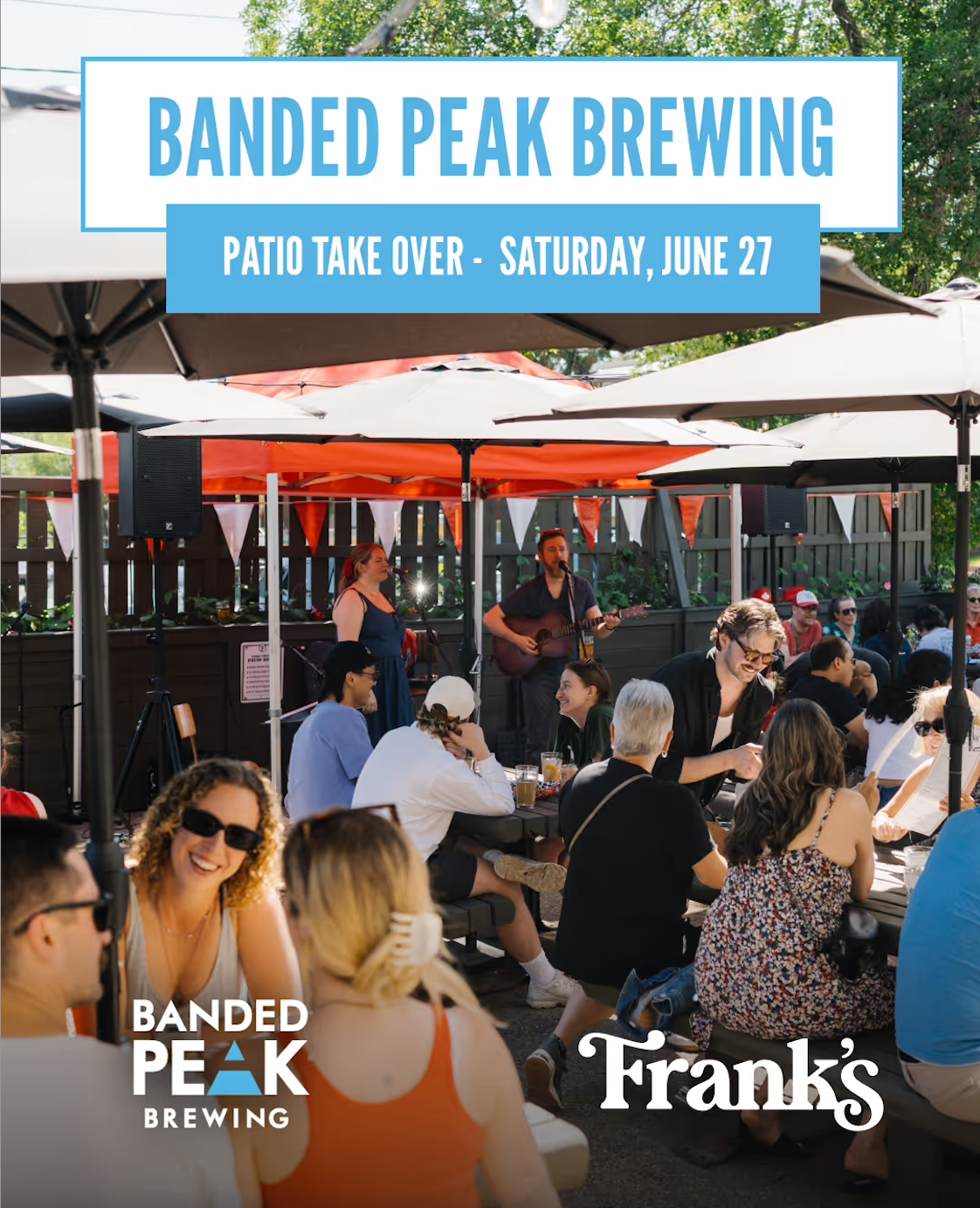 Banded Peaks Brewery Patio Takeover at Frank’s Pub