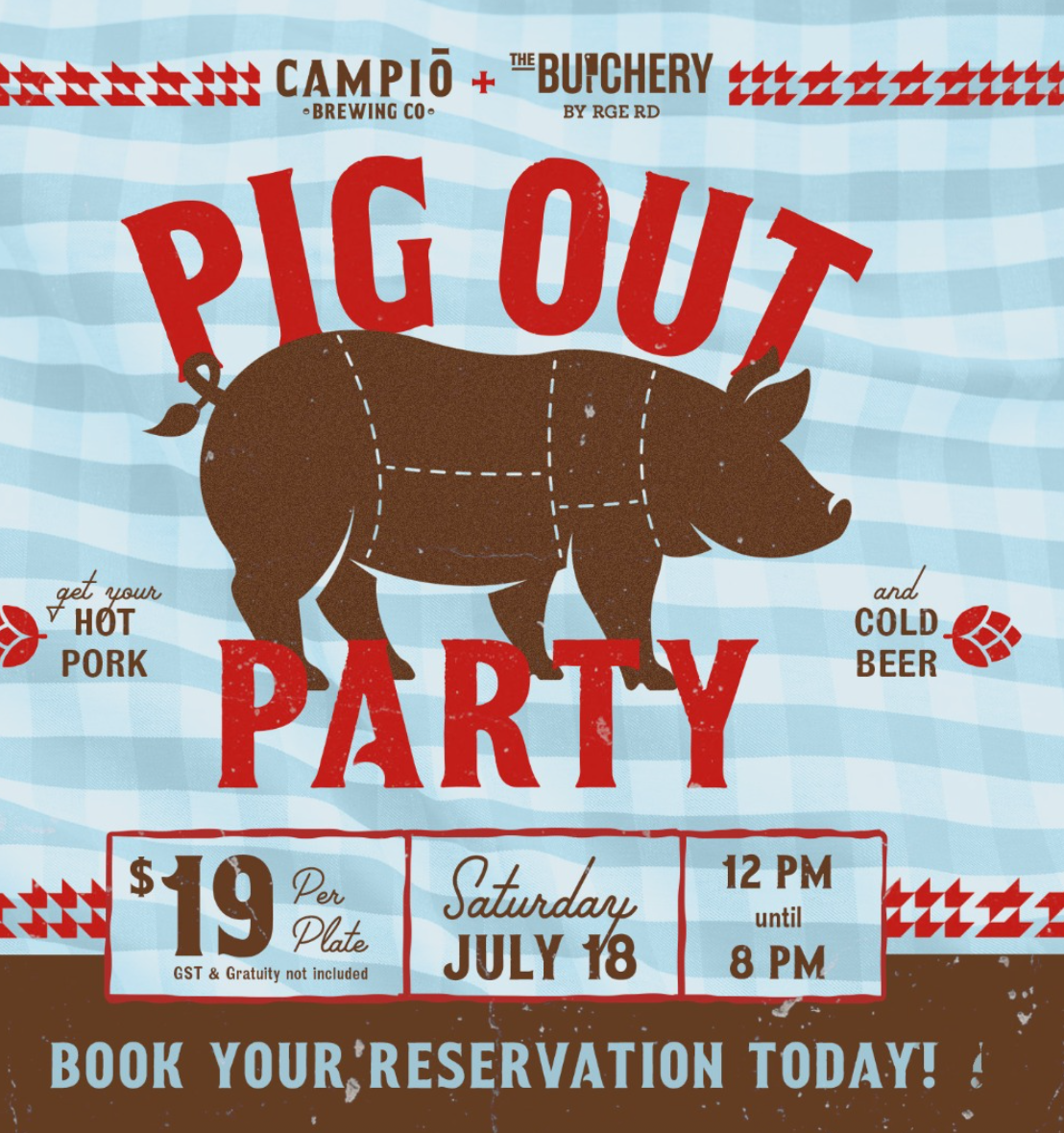 Pig Out Party at Campio Brewing Co