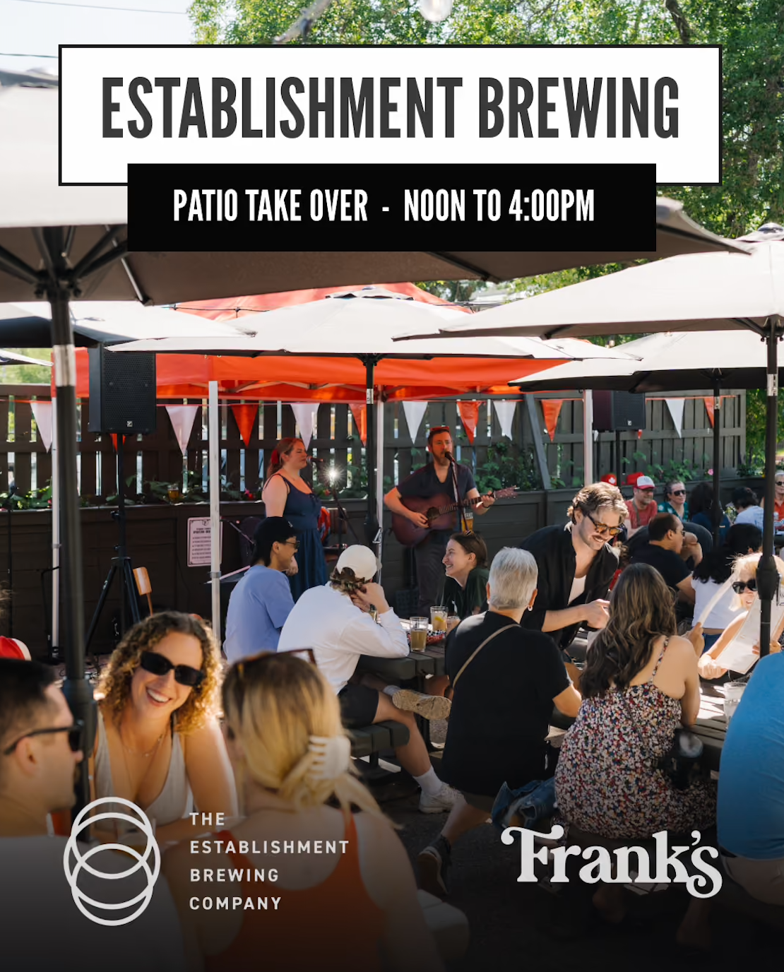 Establishment Brewing Patio Take Over at Frank's Pub