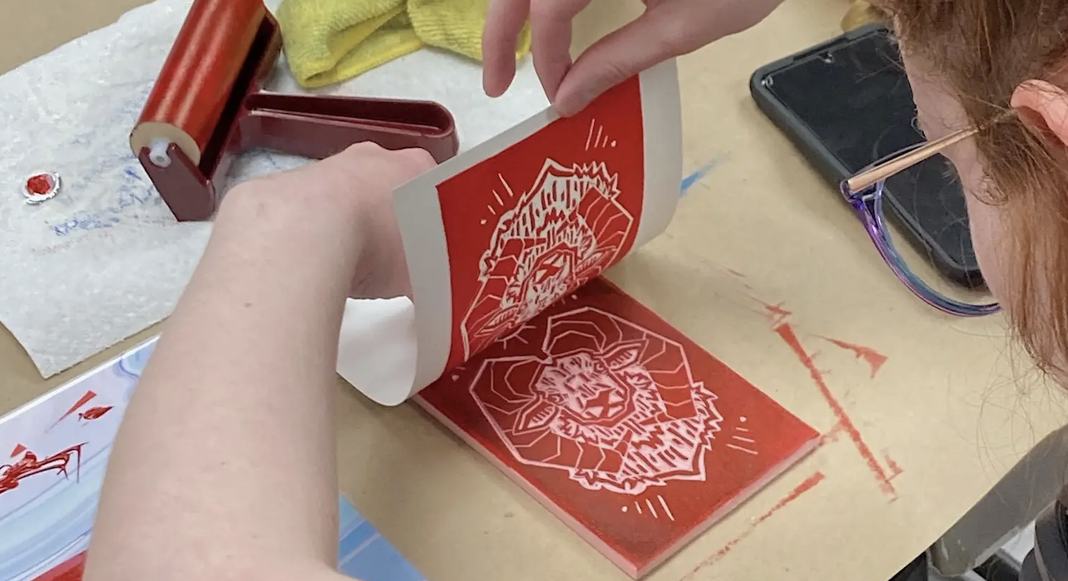 Linocut Printmaking Workshop
