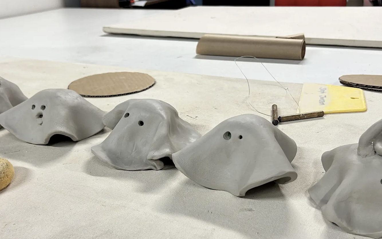 Workshop: Spooktacular Ceramic Ghosts 
