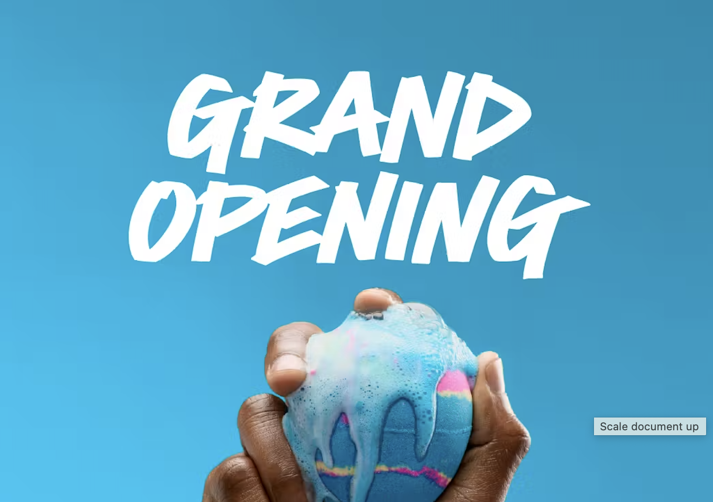 Lush Southgate Centre Grand Opening Celebration