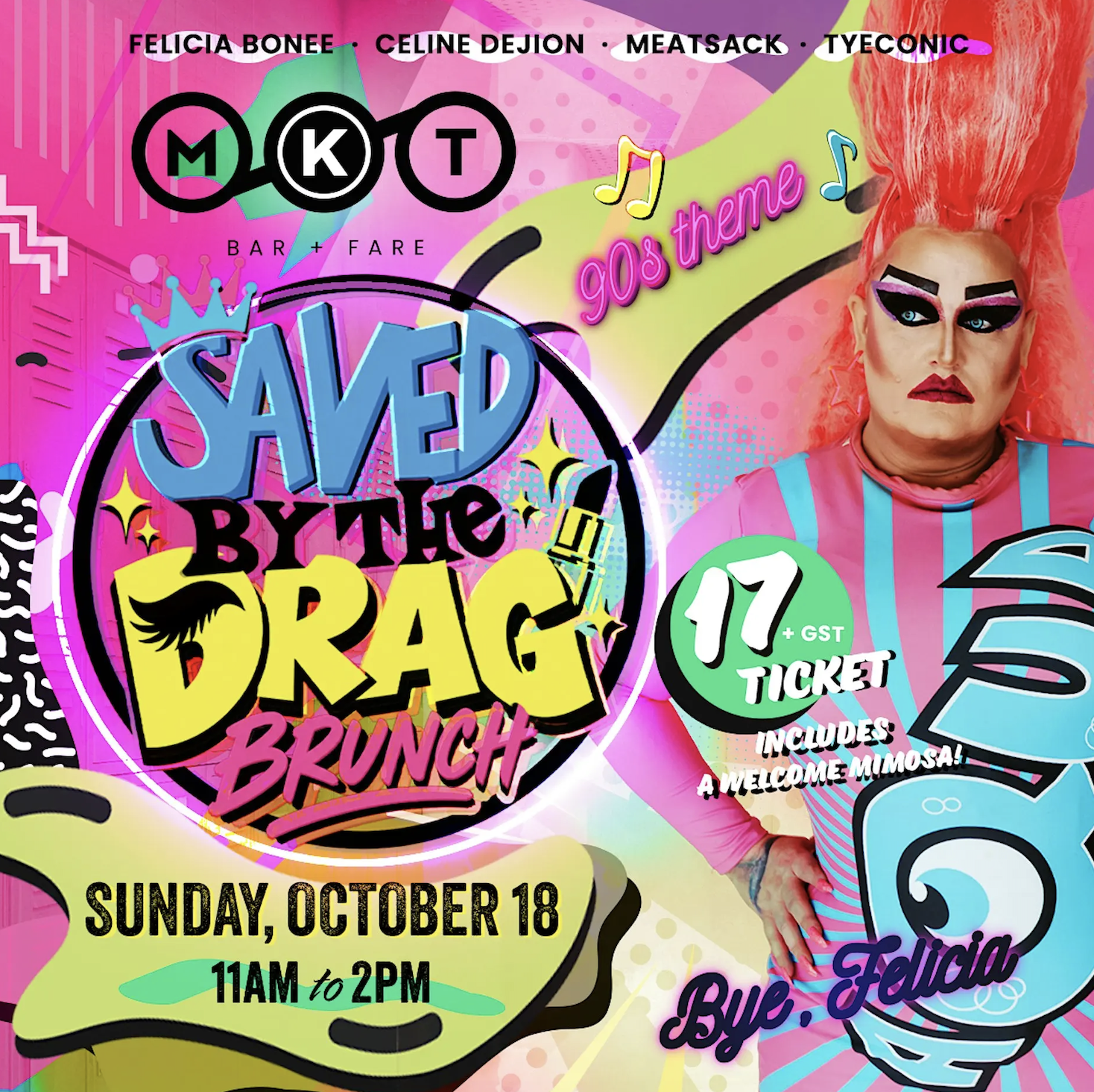 Saved By The Drag Brunch at MKT