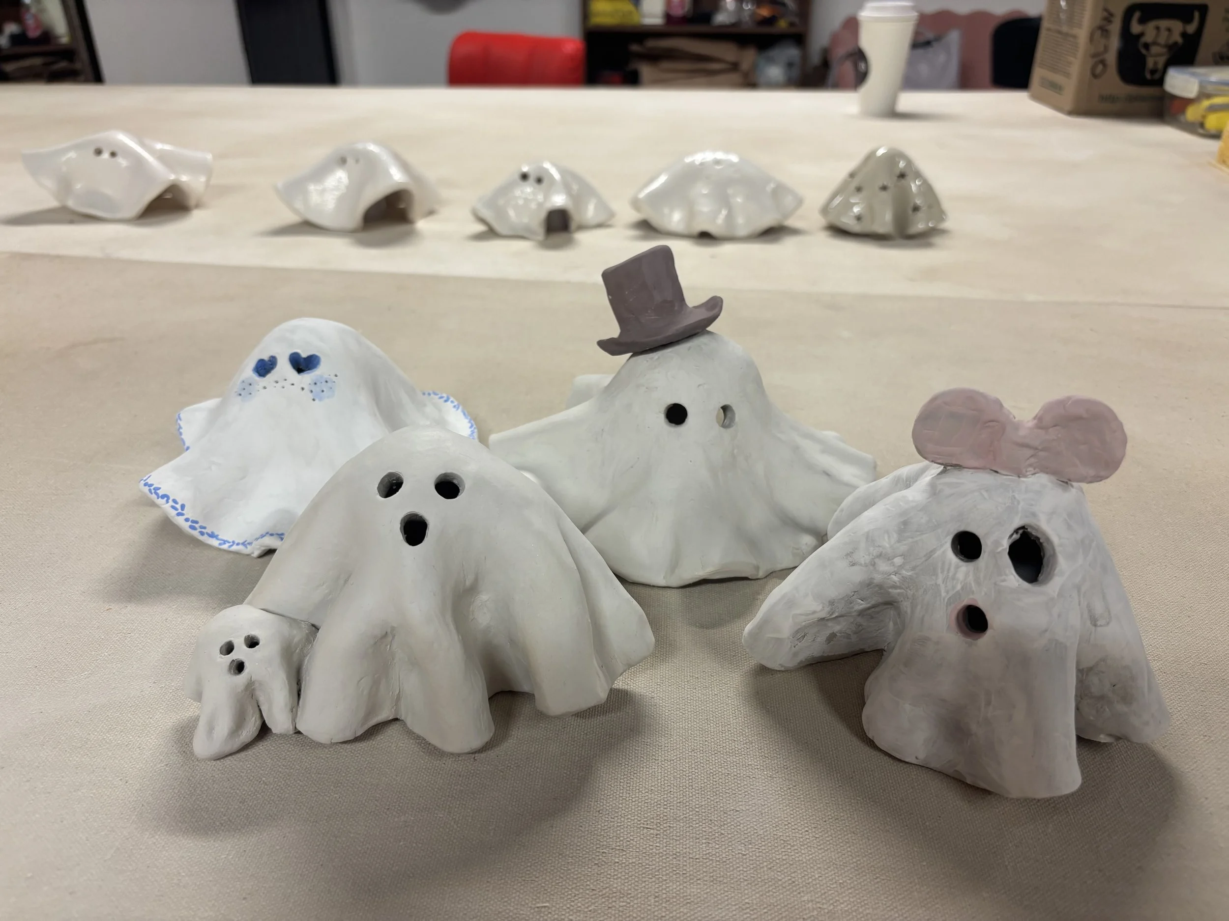 Workshop: Spooktacular Ceramic Ghosts 