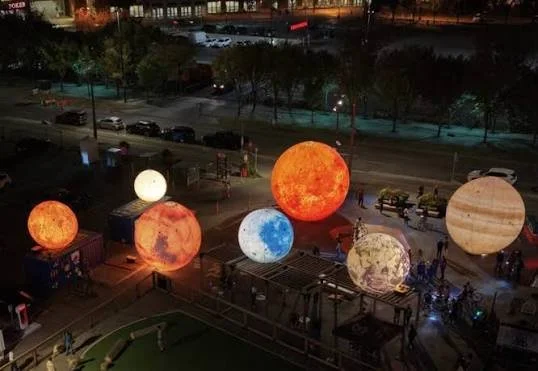 Galactic Atmosphere at Churchill Square 