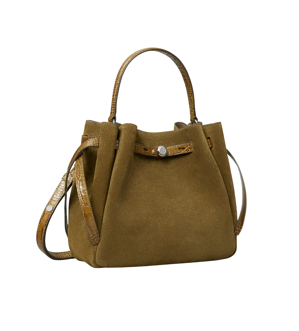 ROMY SUEDE BUCKET BAG