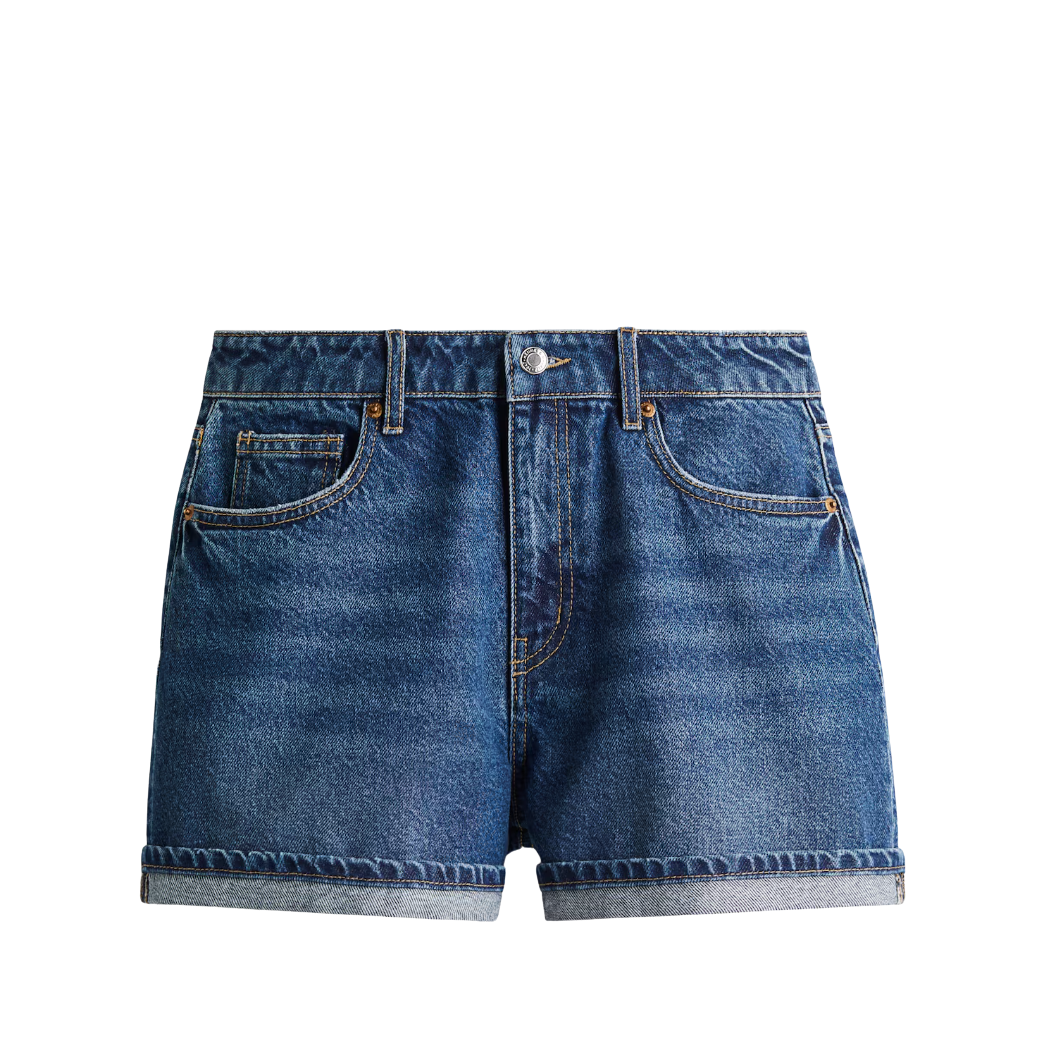 High Waist Denim Shorts