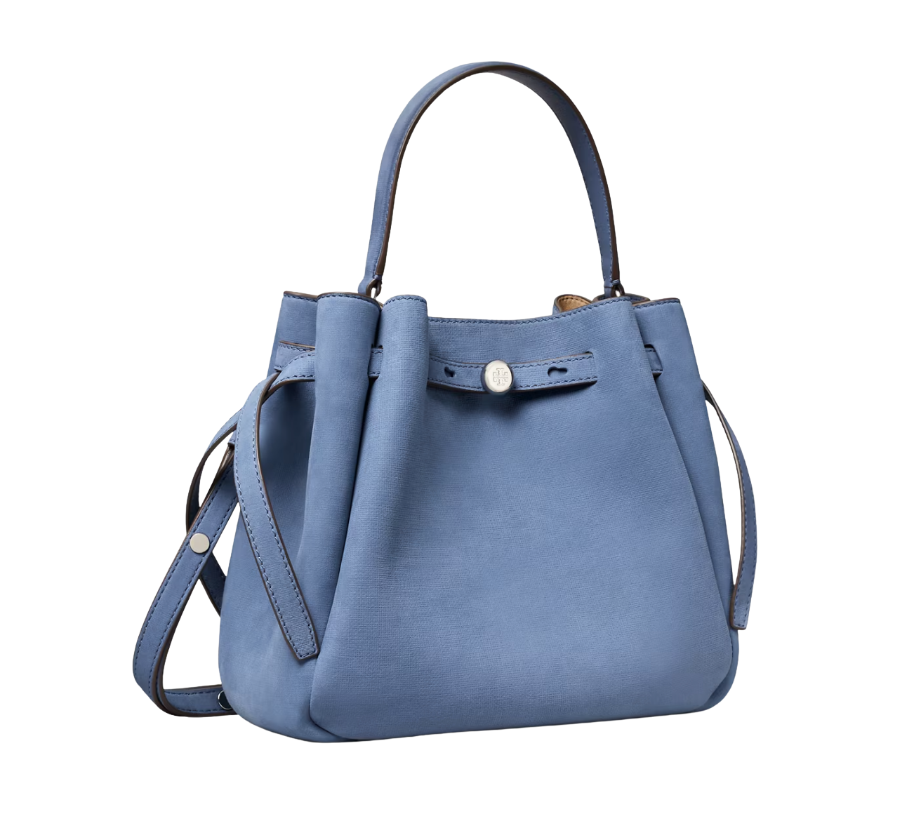 ROMY NUBUCK BUCKET BAG