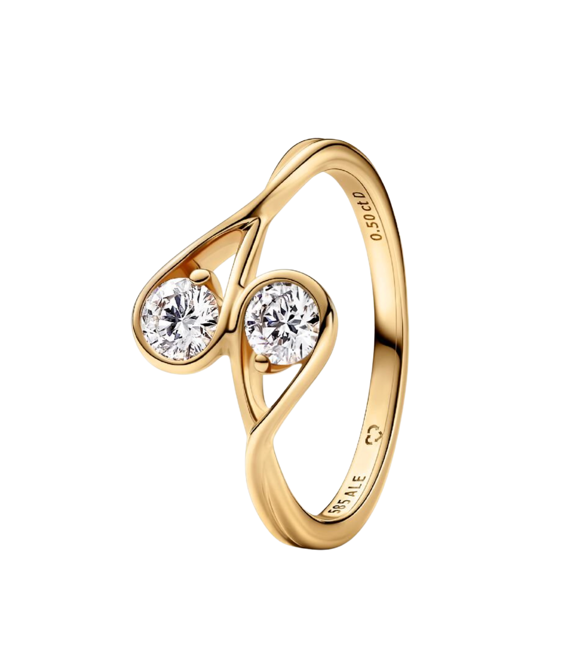 Infinite 14k Gold Diamond Ring