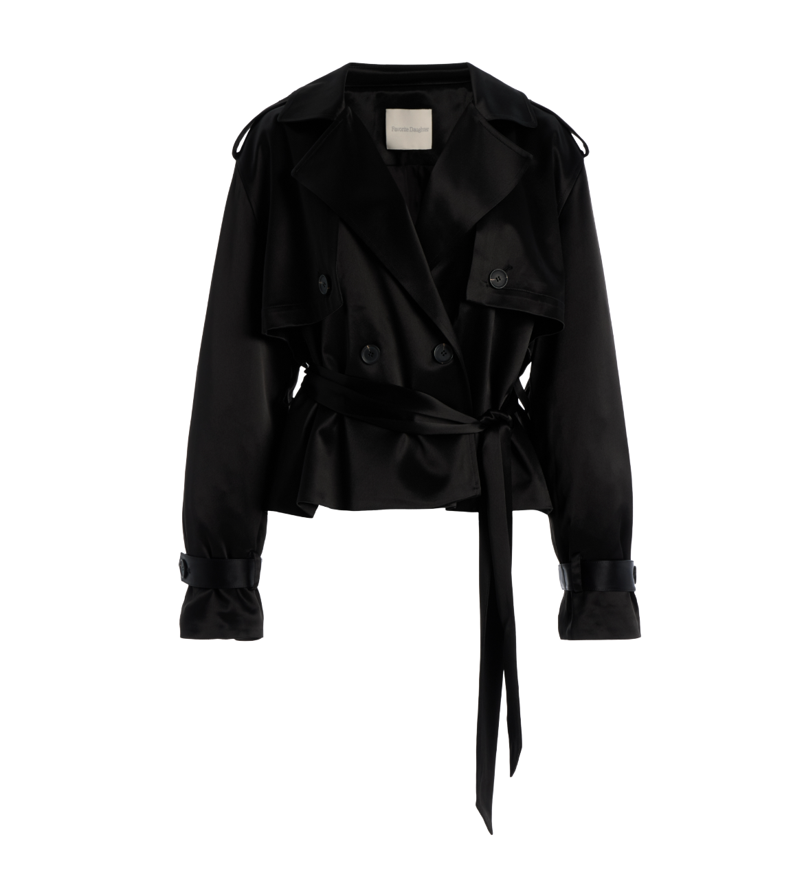 Exclusive Cropped Trench Coat