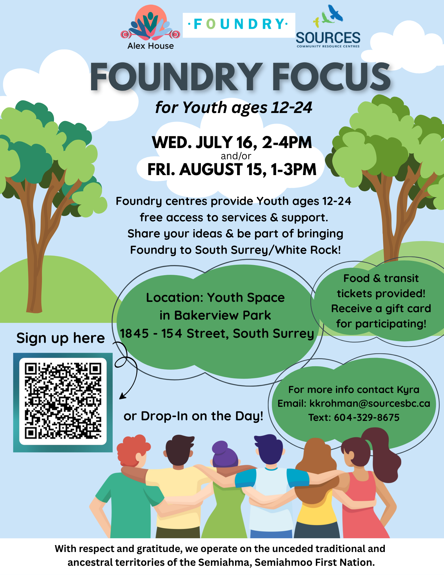 Foundry Focus - for youth ages 12-24