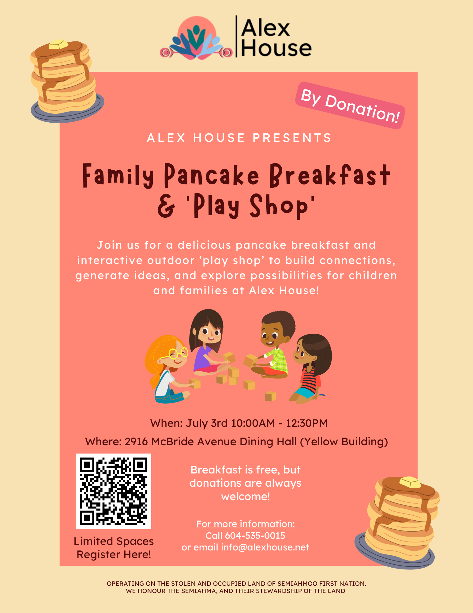 Family Pancake Breakfast