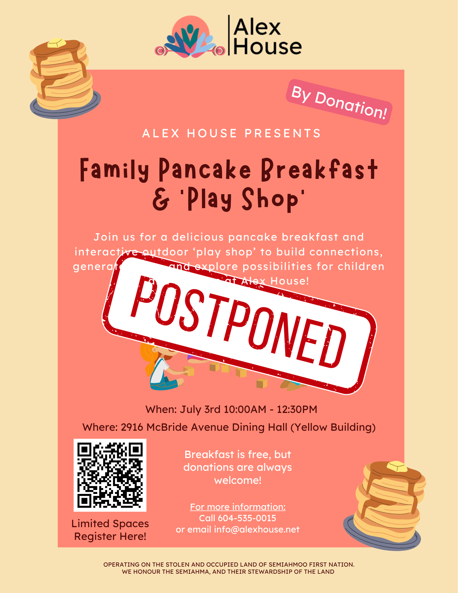 Family Pancake Breakfast