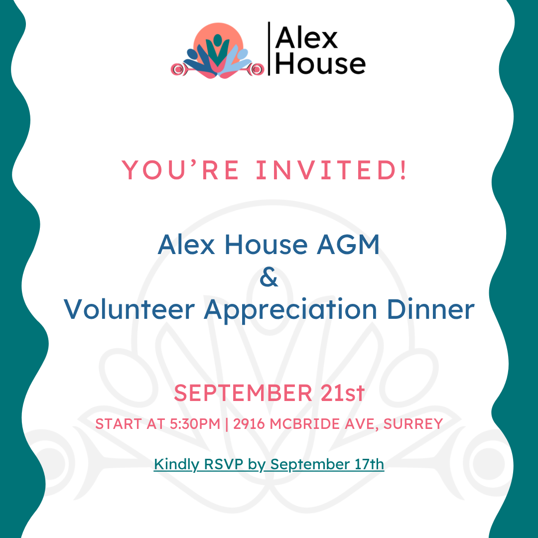 Annual General Meeting &amp; Volunteer Appreciation Dinner