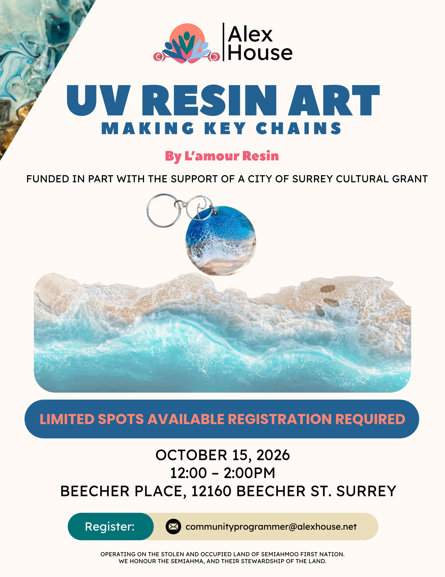 UV Resin Key Chain Making Workshop