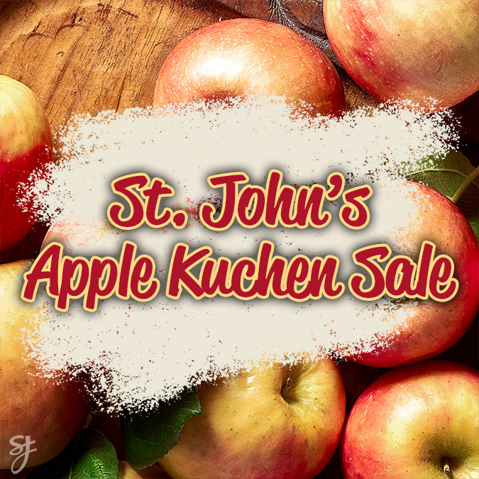 Order St Johns Apple Kuchen for $8.