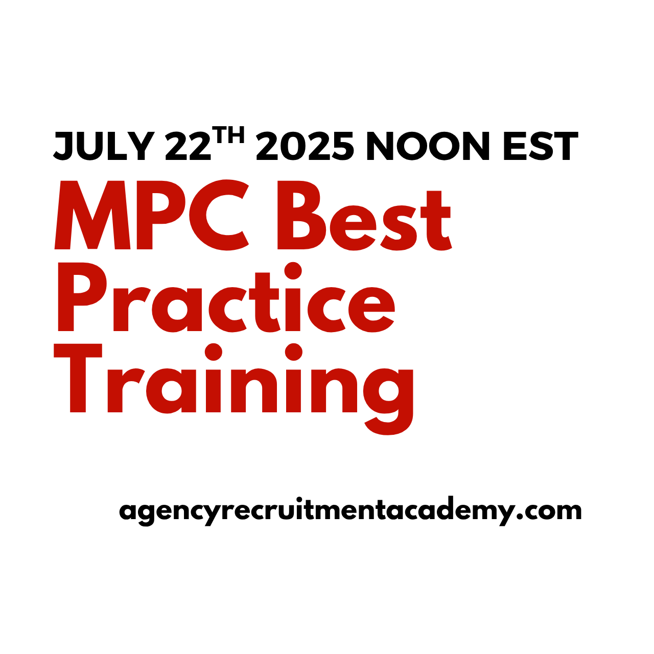 MPC Best Practice Training