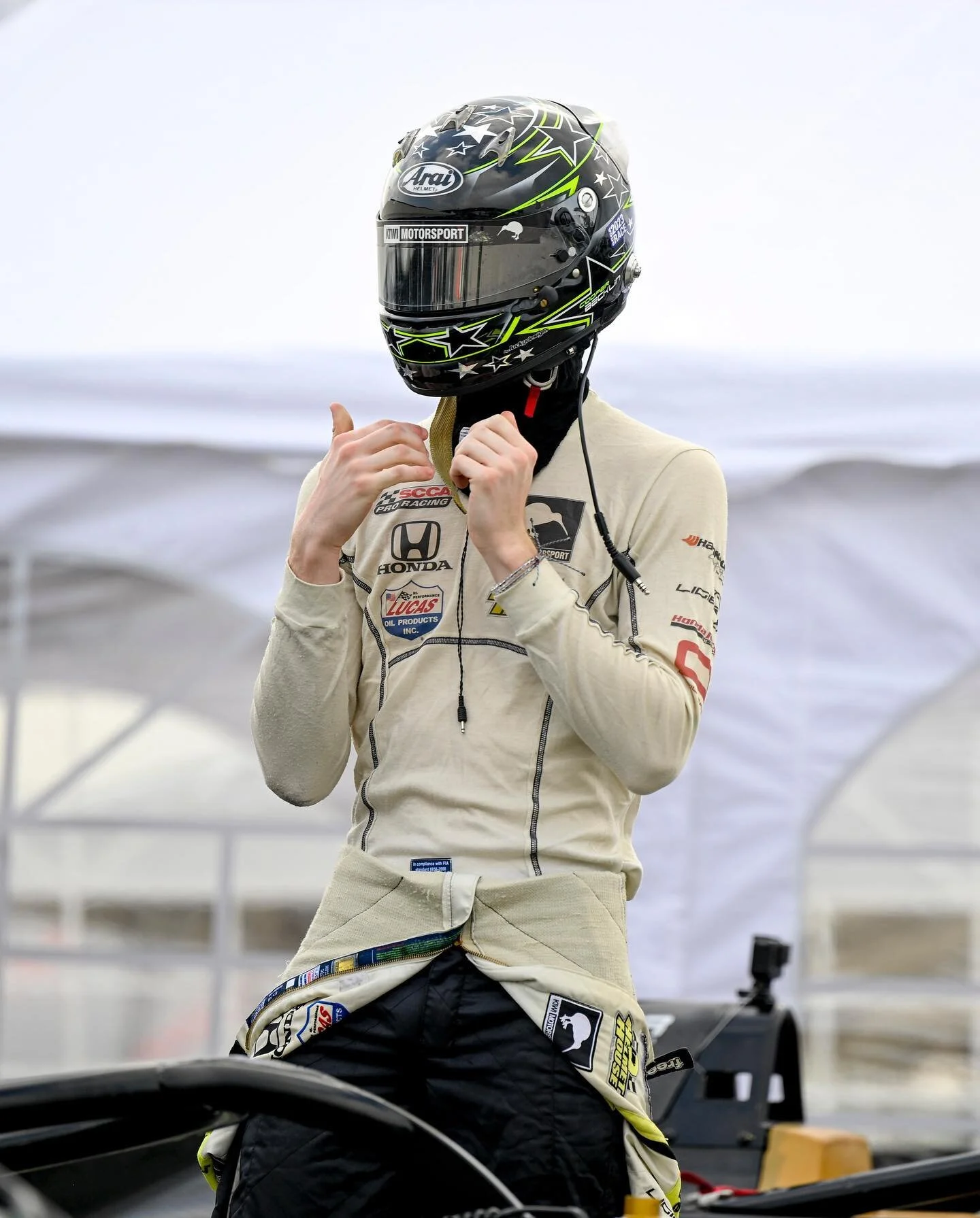 Reall great first day here at @nolamotorsports P2 in last practice on an old set of tires. Unfortunately my helmet isn&rsquo;t legal anymore so I&rsquo;ve made the switch over to @bellracinghq for the remainder of the season. It&rsquo;s got me lookin