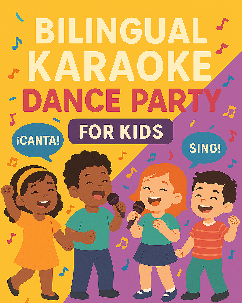 Kidz &amp; Co - Bilingual karaoke &amp; dance party with latinos adventureros