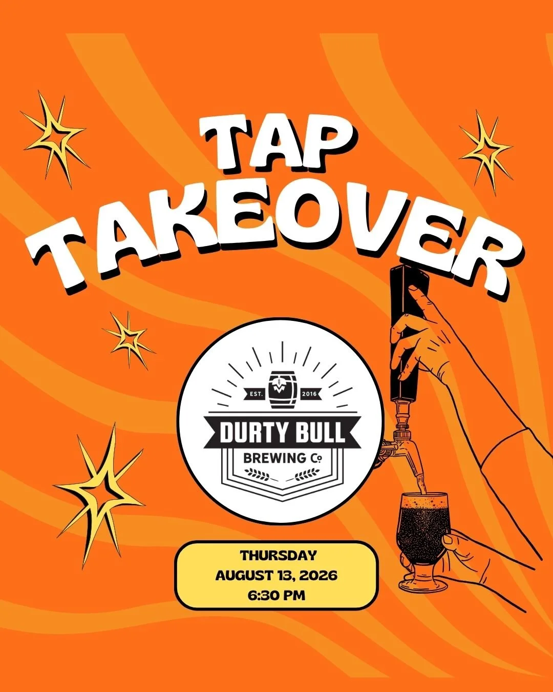 Tap Takeover with Durty Bull