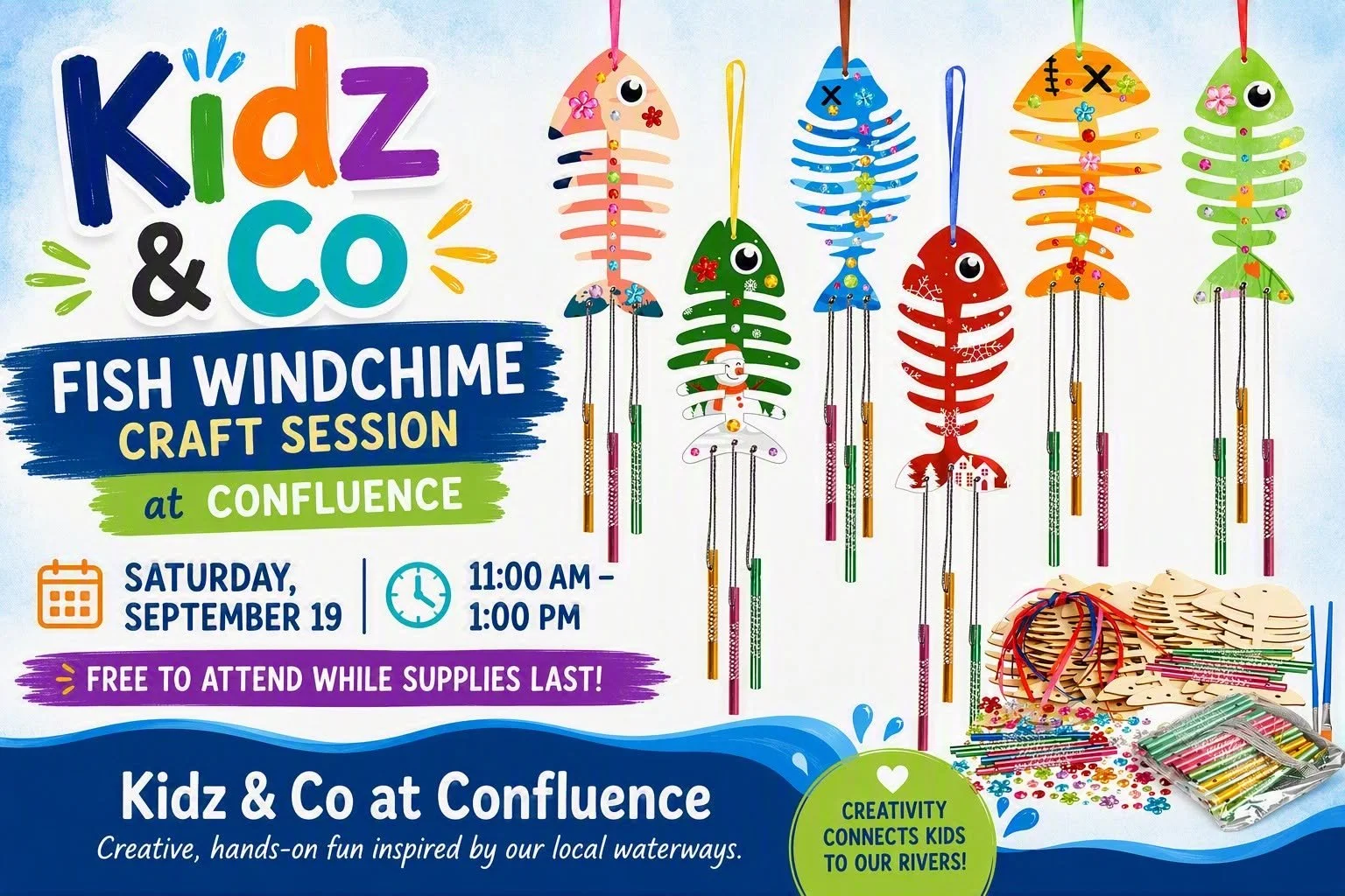 Kidz &amp; Co - Fish Windchimes