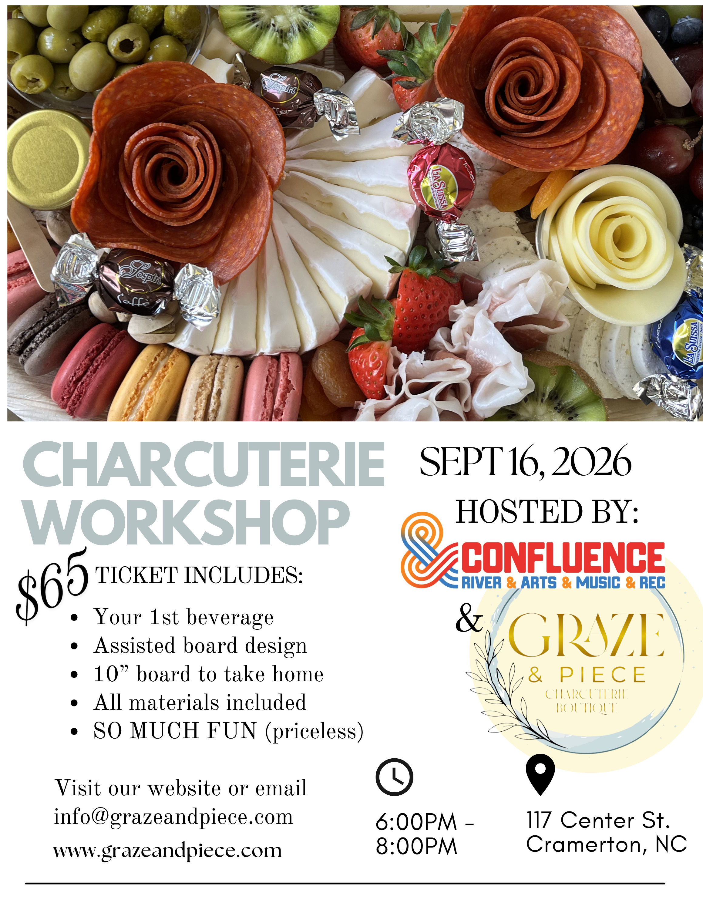 Charcuterie Workshop with Graze & Piece