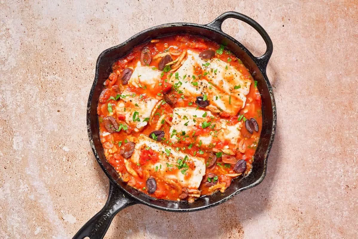 One-Skillet Fish Provençal