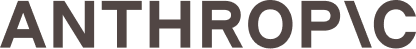 Close-up of the word 'ANTHROPOC' in bold black letters on a white background.