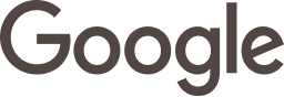 Google logo in black and gray