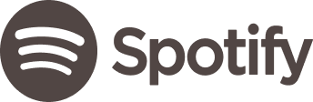 Spotify logo with black circle and black sound wave lines