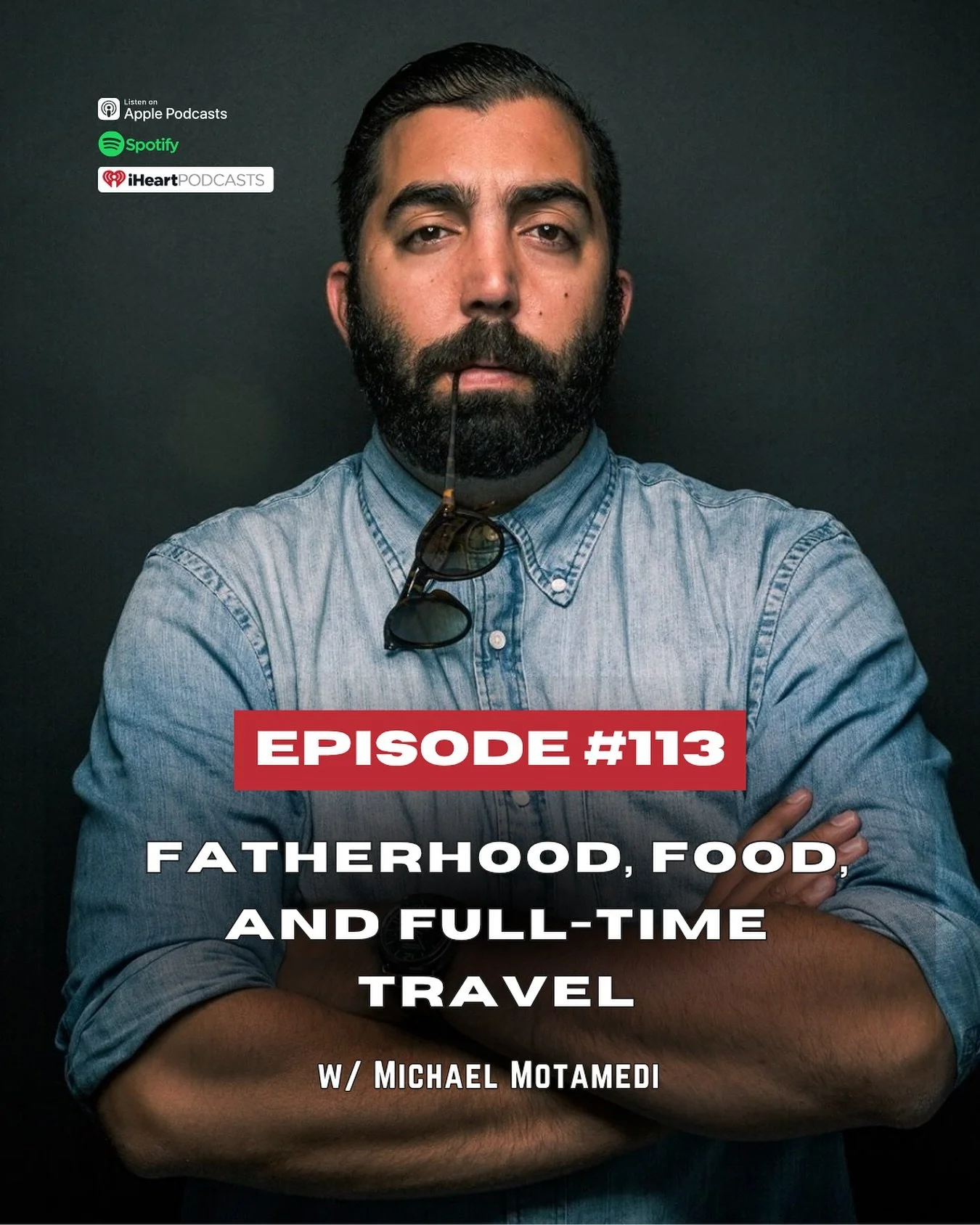 Michael Motamedi, MasterChef Canada alum and host of the No Fixed Address podcast, shares how becoming a father transformed his approach to life on the road. 

Alongside his wife and young daughter, he explores the world as a family of three, embraci