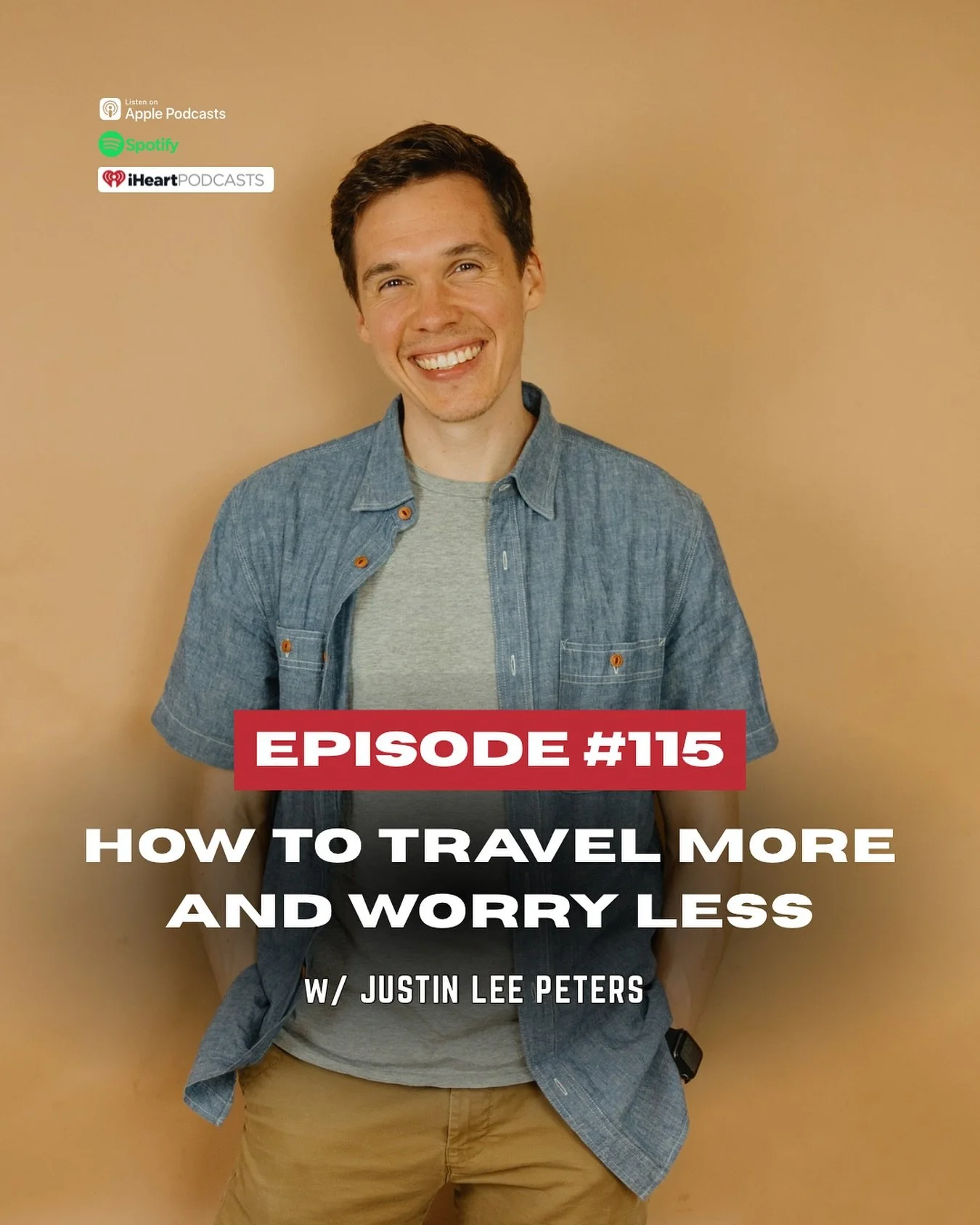 In episode 115, Justin Lee Peters shares how he designed a life that let him explore the world without sacrificing financial security. 

From taking a career sabbatical to launching a podcast, explain the mindset shifts and money strategies that open