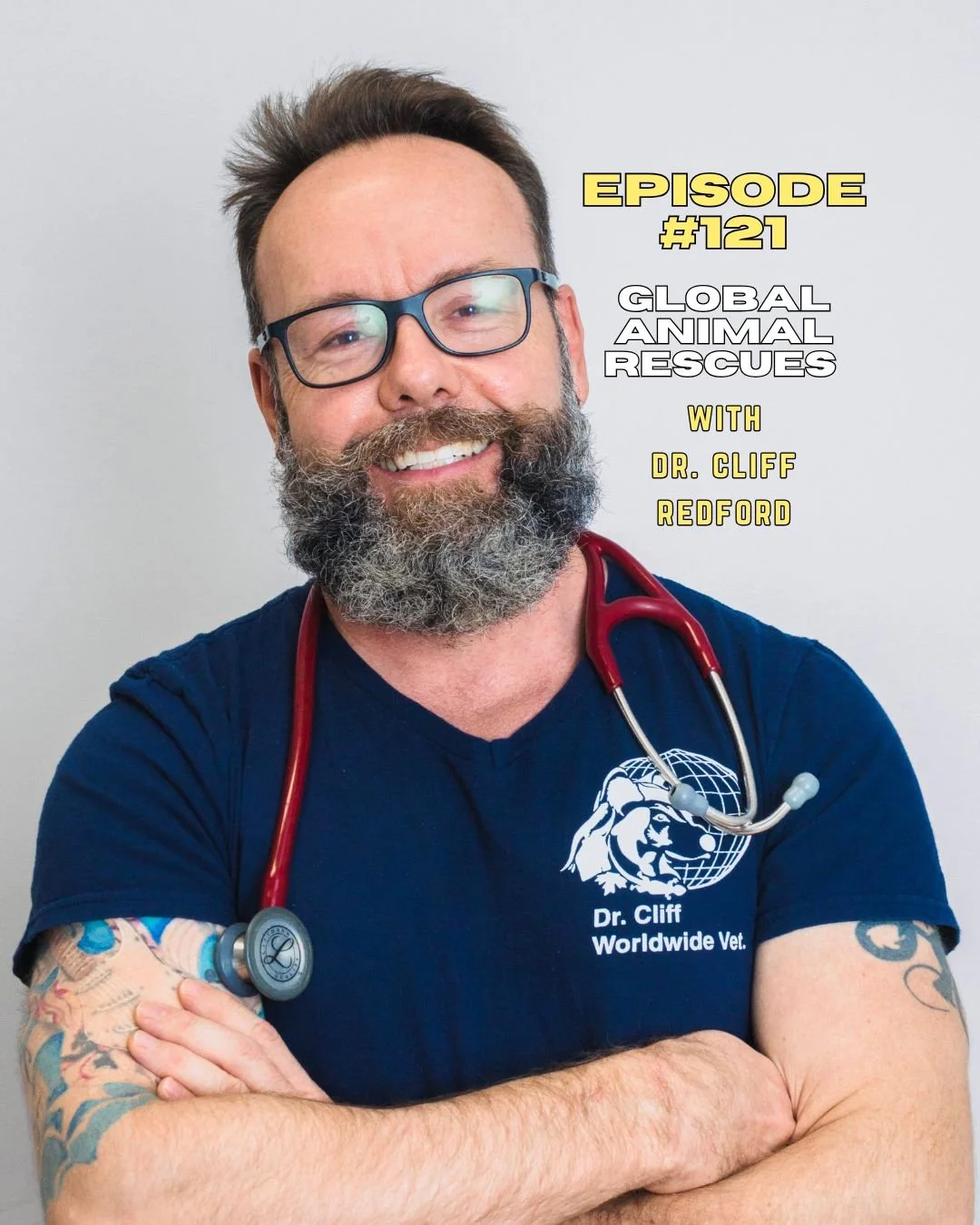 Canadian veterinarian @drcliffworldwidevet has turned voluntourism into a lifelong mission, often funding his own trips to rescue animals across the globe. From performing surgery in Ukraine as missiles shook the operating room, to treating pets disp
