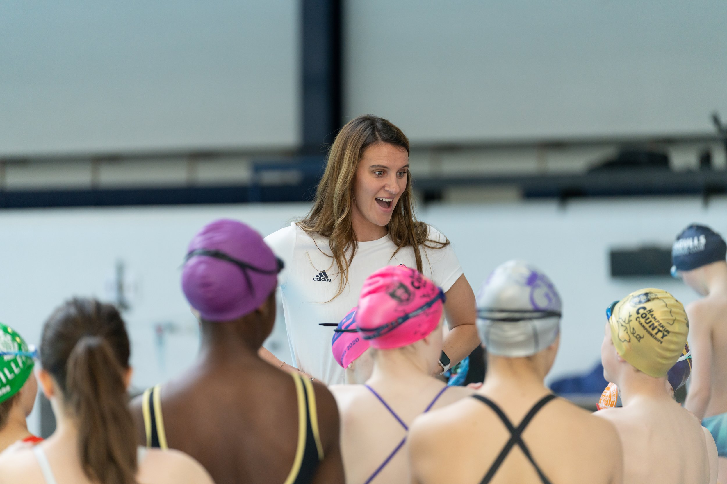 Swim with Jazz event photographs - Jazz Carlin