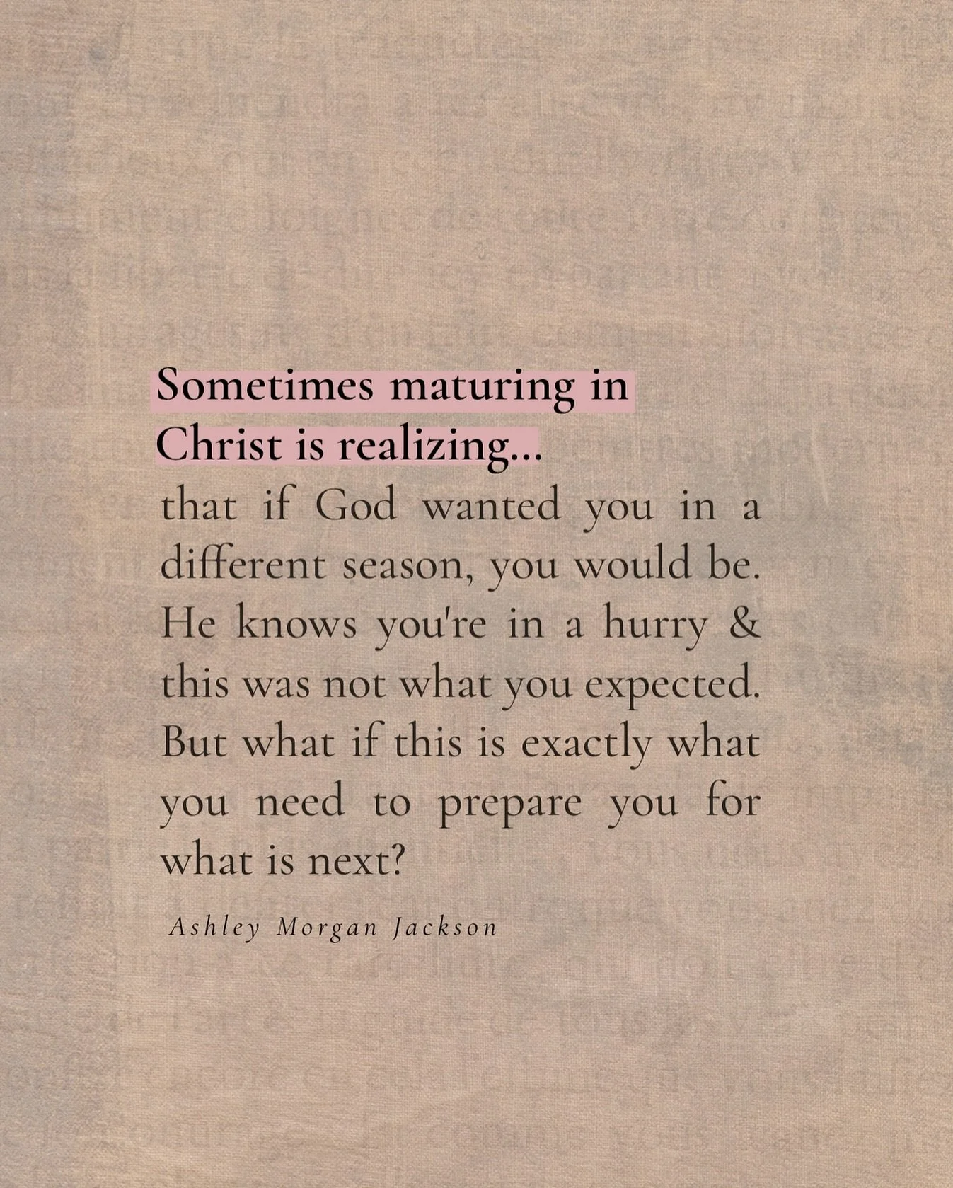 If you&rsquo;ve ever felt stuck in a season you didn&rsquo;t ask for&hellip;wondering if you missed something or if God is still working&mdash;this is for you.

Growth doesn&rsquo;t always feel like progress.
Sometimes it looks like staying, surrende