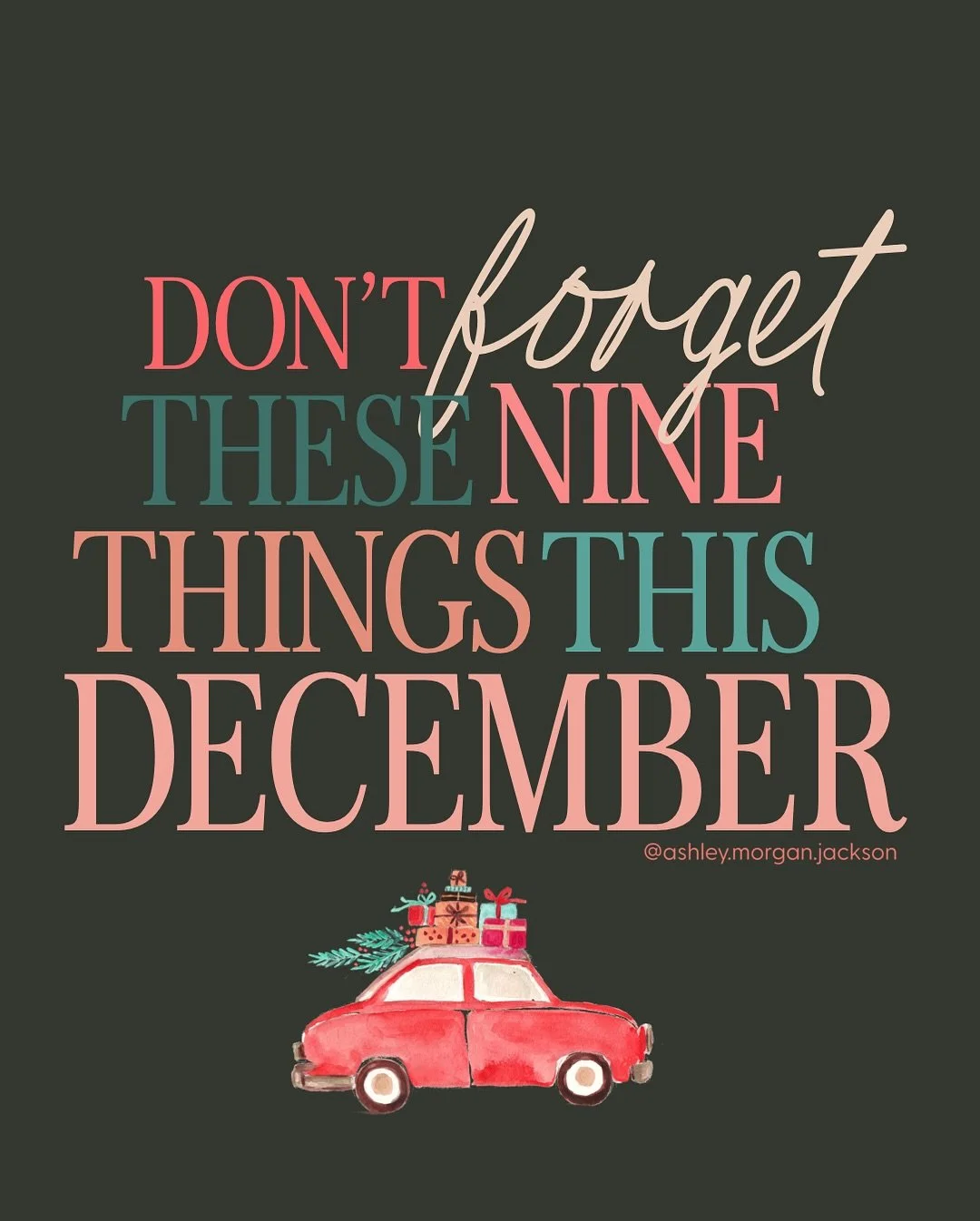 This time of year can be filled with pressures, opinions, trying to keep all the balls in the air and it&rsquo;s easy to forget that the reason Jesus came to earth was because He was for us. He loved us so much, He came.

When we don&rsquo;t get it r