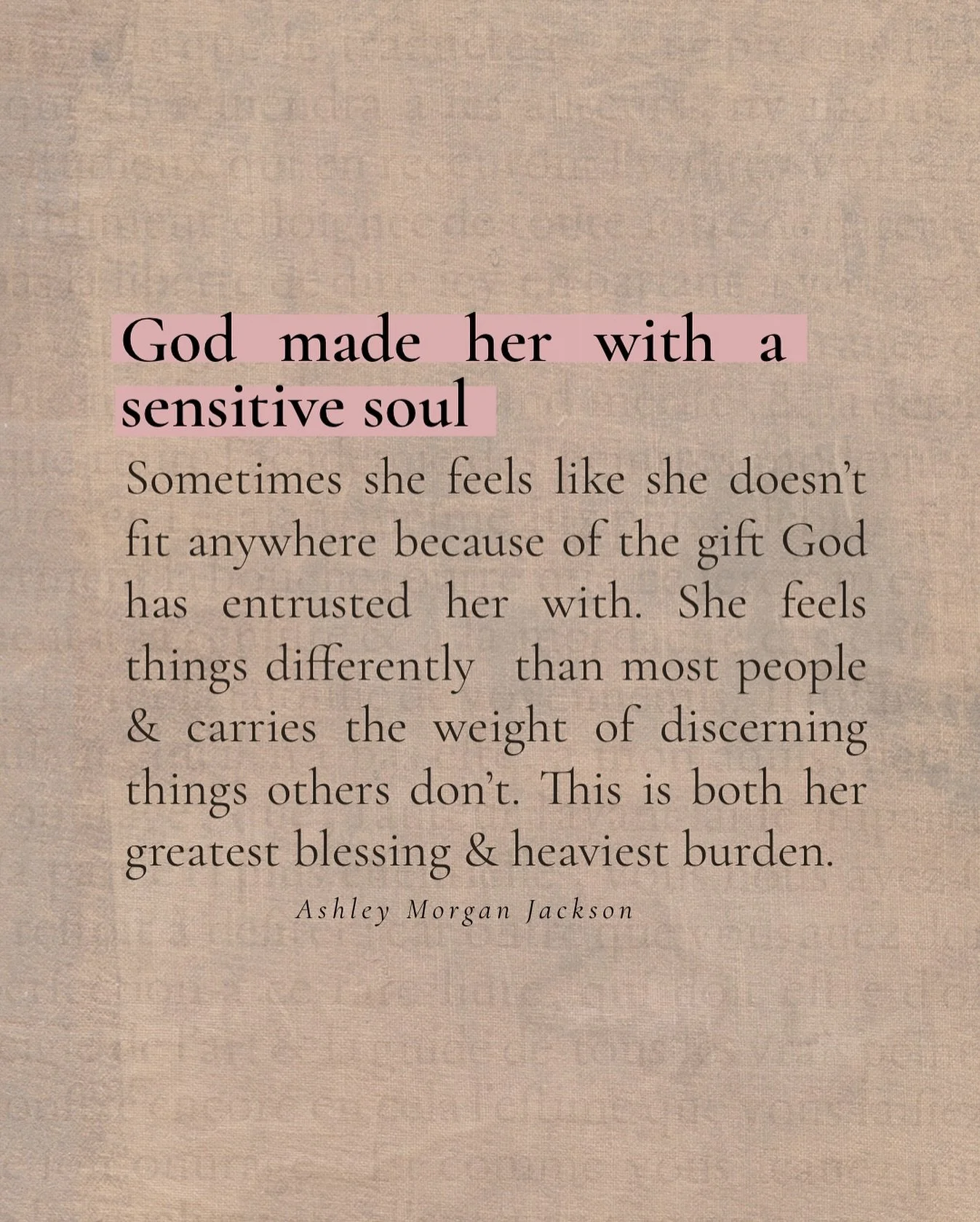 Our society has made being sensitive feel like a crime. 

When we find ourselves tearing up we immediately apologize, as if we should be sorry for being human, for making someone else feel uncomfortable in waiting to watch us be human.

I understand 