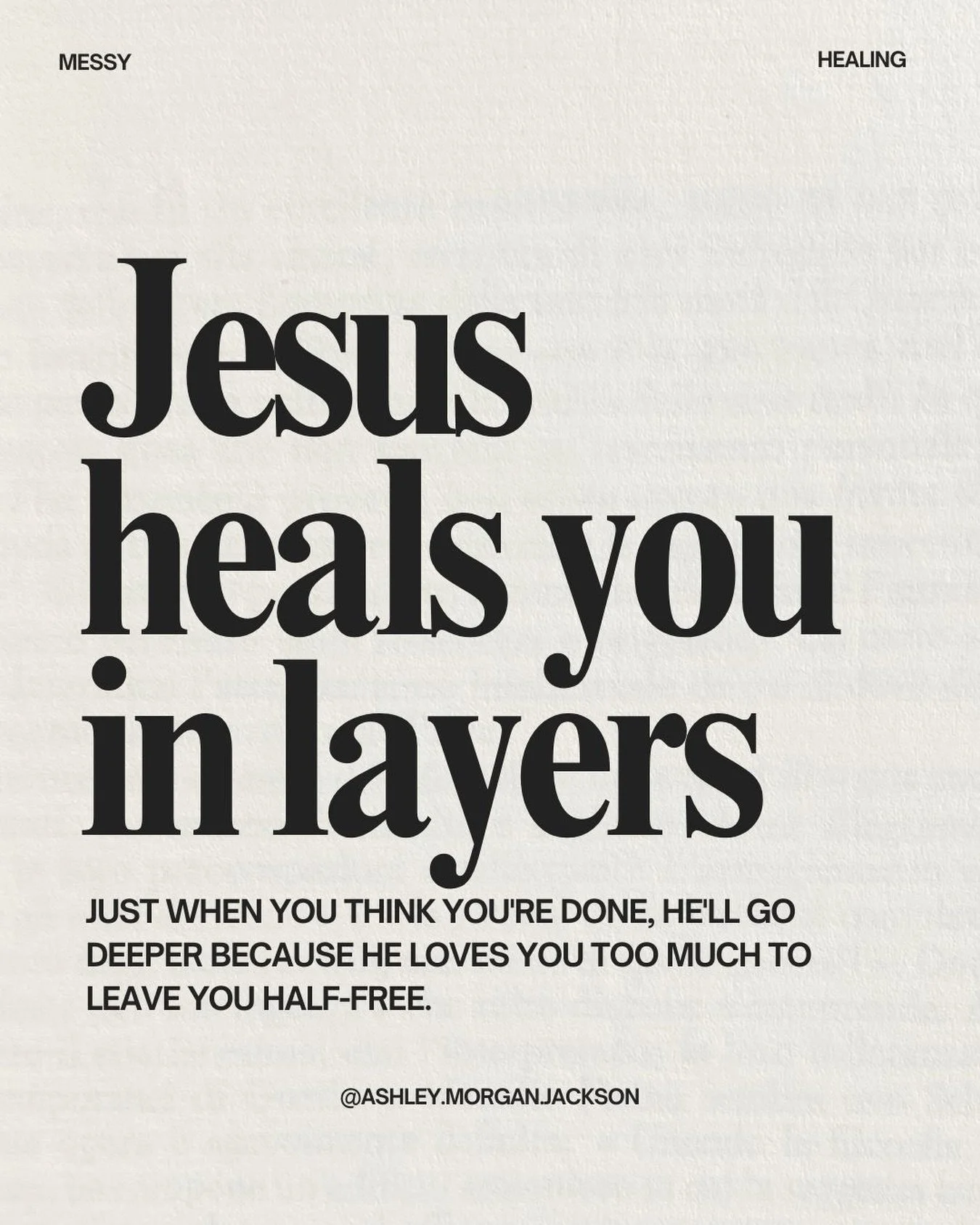 I know you feel like you&rsquo;ve been here before. 

You thought you had done this work with Jesus already.

You forgave.
You surrendered.
You chose to get up again by faith. 
You saw change.

You did all that and you thought you were done, but that