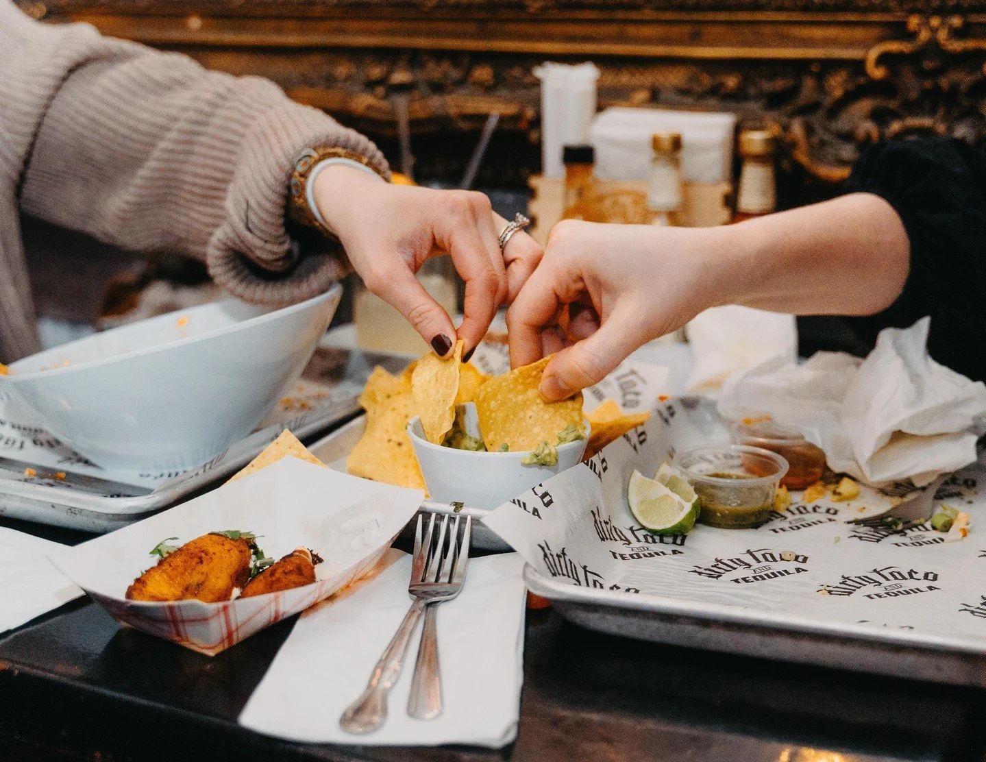 Clean plates, full drink, happy hearts! #StayDirty